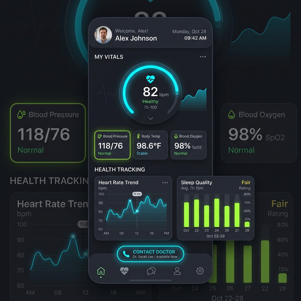 MediCore Patient Portal Mockup